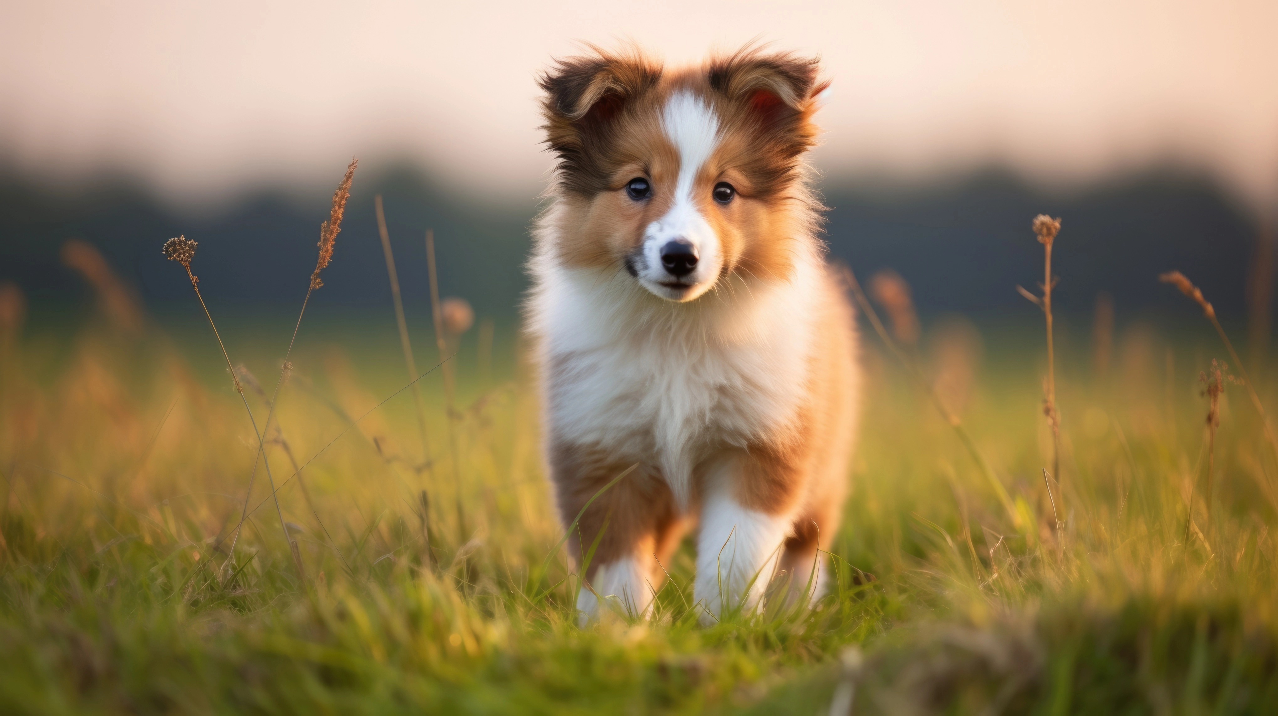 Chiot en apprentissage à l’école du chiot