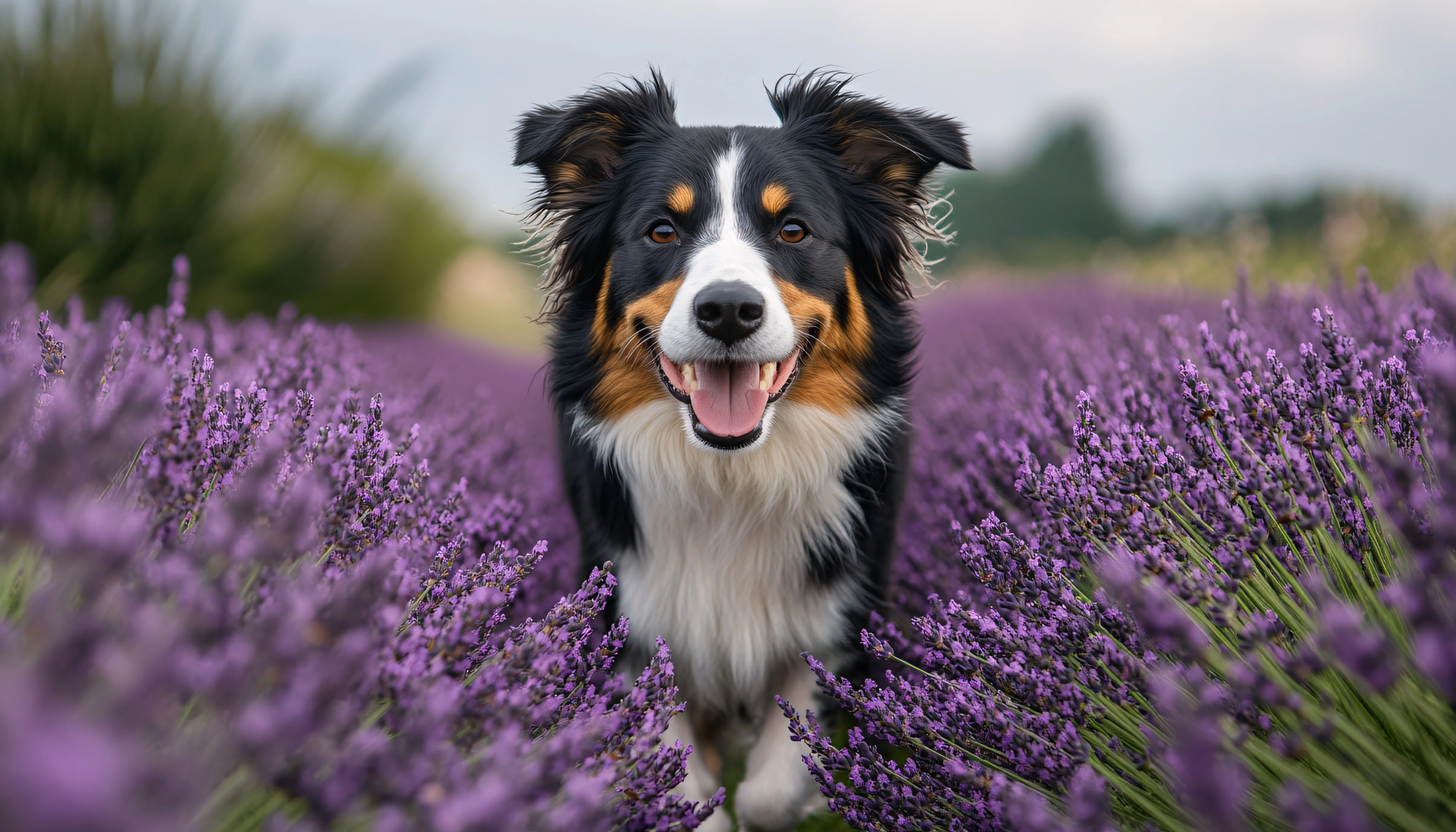 Reportage photo d’un chien en extérieur