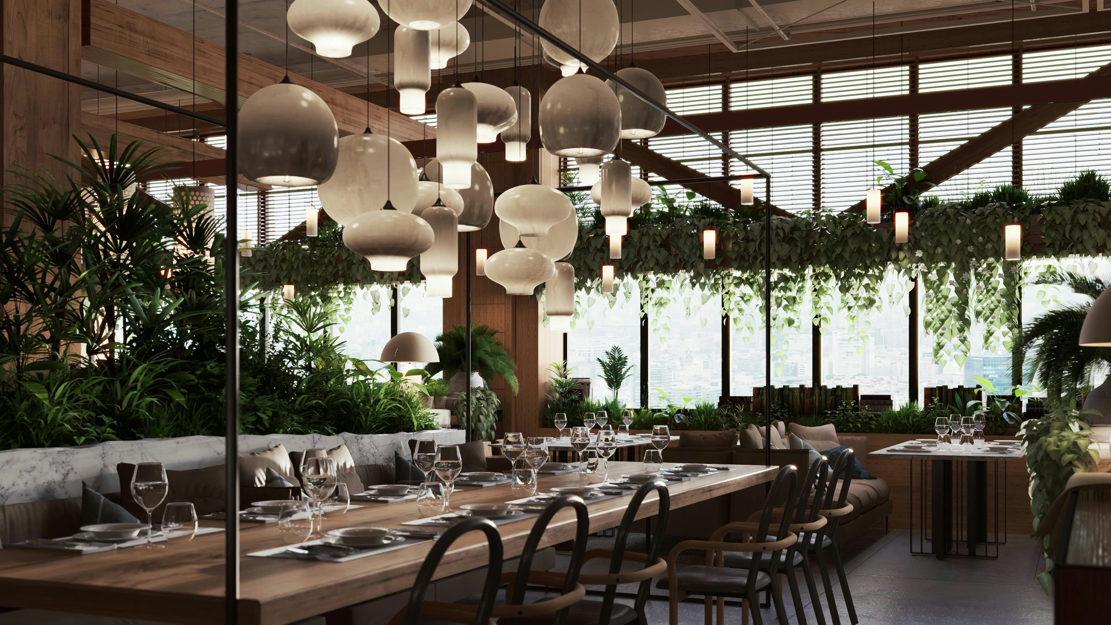 Intérieur du restaurant