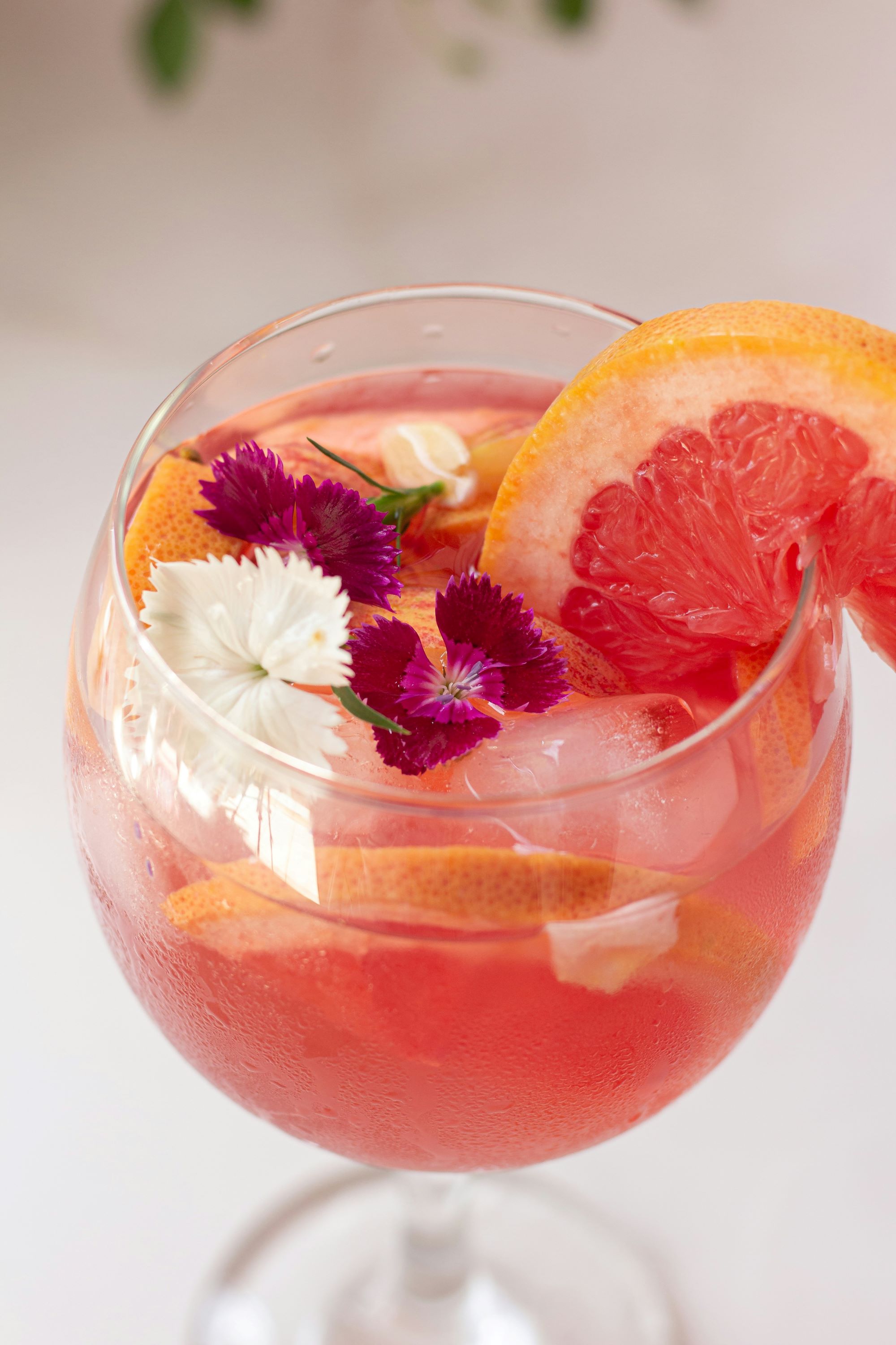 cocktail avec fleur