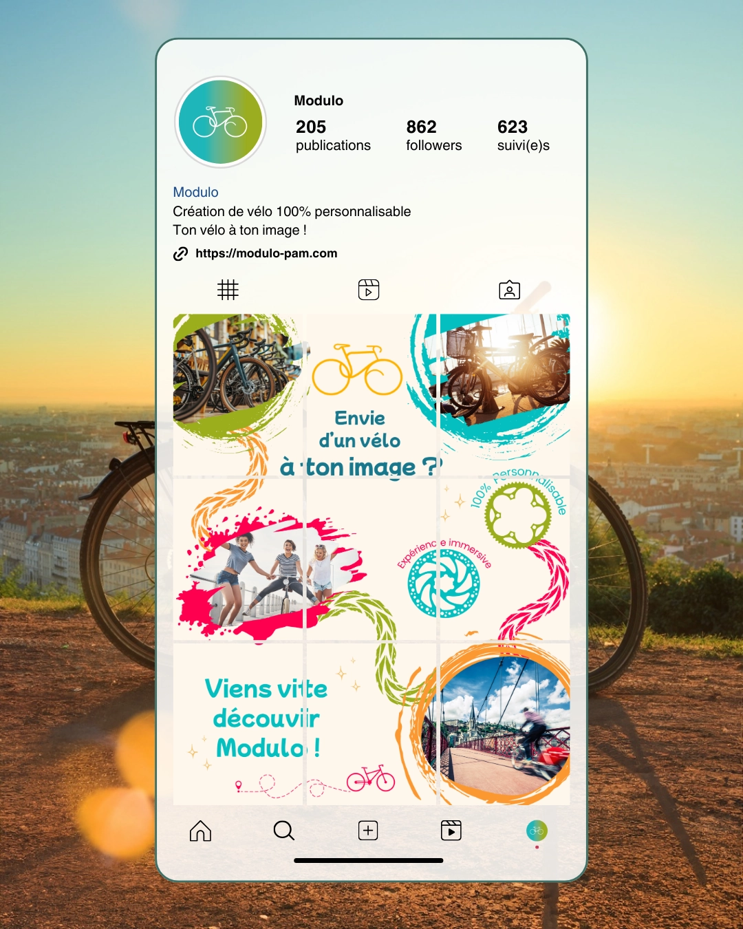 Visuel Instagram Modulo